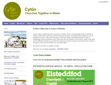 Tablet Screenshot of cytun.org.uk